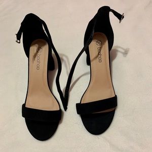 Boohoo Black Block Heels